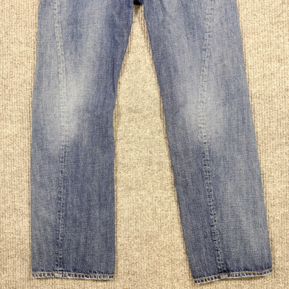 Levis Engineered Jeans Mens 32x32 Denim Straight Leg Twisted Seam Button Fly - Picture 4 of 14